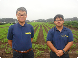 師匠の小倉強さんと小倉誠史さん （親戚ではありません）