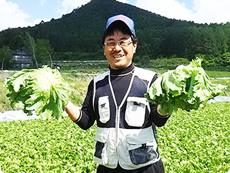 長野県川上村　タスパス出荷組合（レタス）代表生産者　渡辺　一広さん