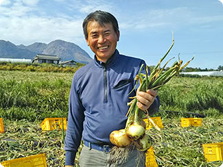 長崎県南島原市 ながさき南部生産組合（玉ねぎ） 代表生産者　永池 充宏さん