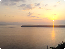 島原の夜明け