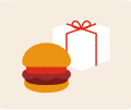 誕生月に、抽選で「お気に入りのハンバーガー」をプレゼント！