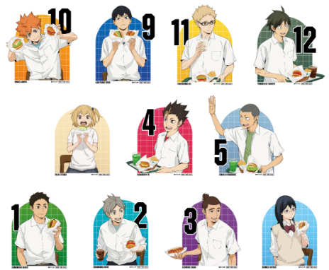 からすのメンバー だいしゅうごう！ダイカットシール（11キャラセット）