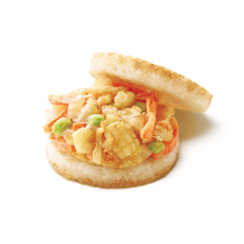 モスライスバーガー海鮮かきあげ（塩だれ）