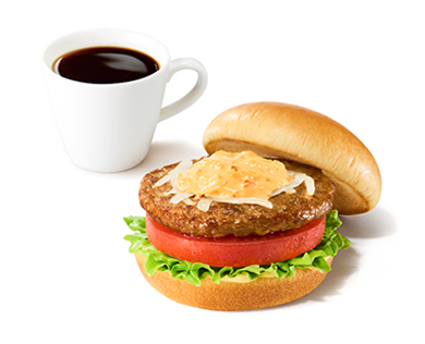 朝の野菜バーガー ～オーロラソース～