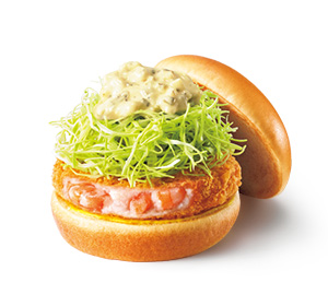 海老カツバーガー