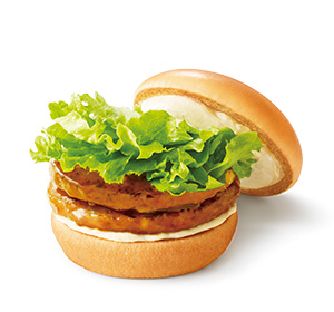 【モス期間限定バーガー】倍クリームチーズ ダブルテリヤキ