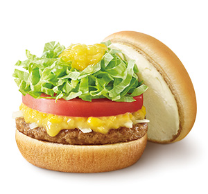【期間限定バーガー】クリームチーズベジ~北海道産コーンのソース~