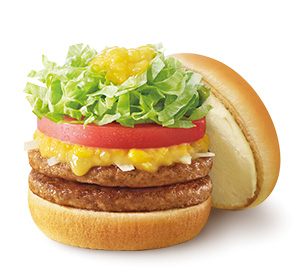 【期間限定バーガー】ダブル クリームチーズベジ~北海道産コーンのソース~