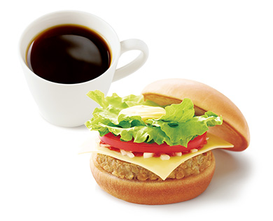 ソイモーニング野菜チーズバーガー