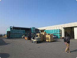 TACやつしろ 集荷場の風景