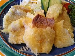 芸北名物その2 イノシシの天ぷら