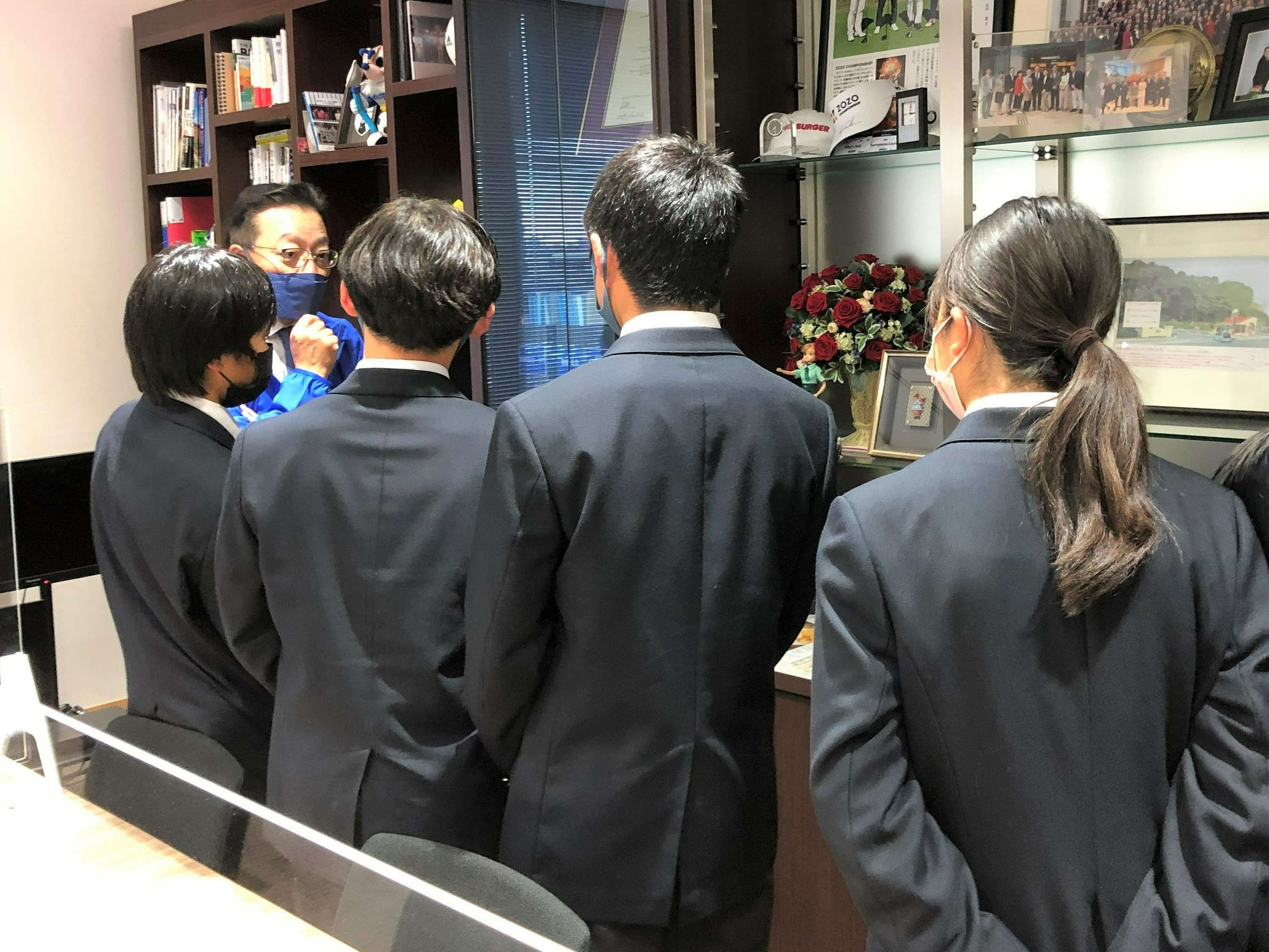 社長室を見学しました