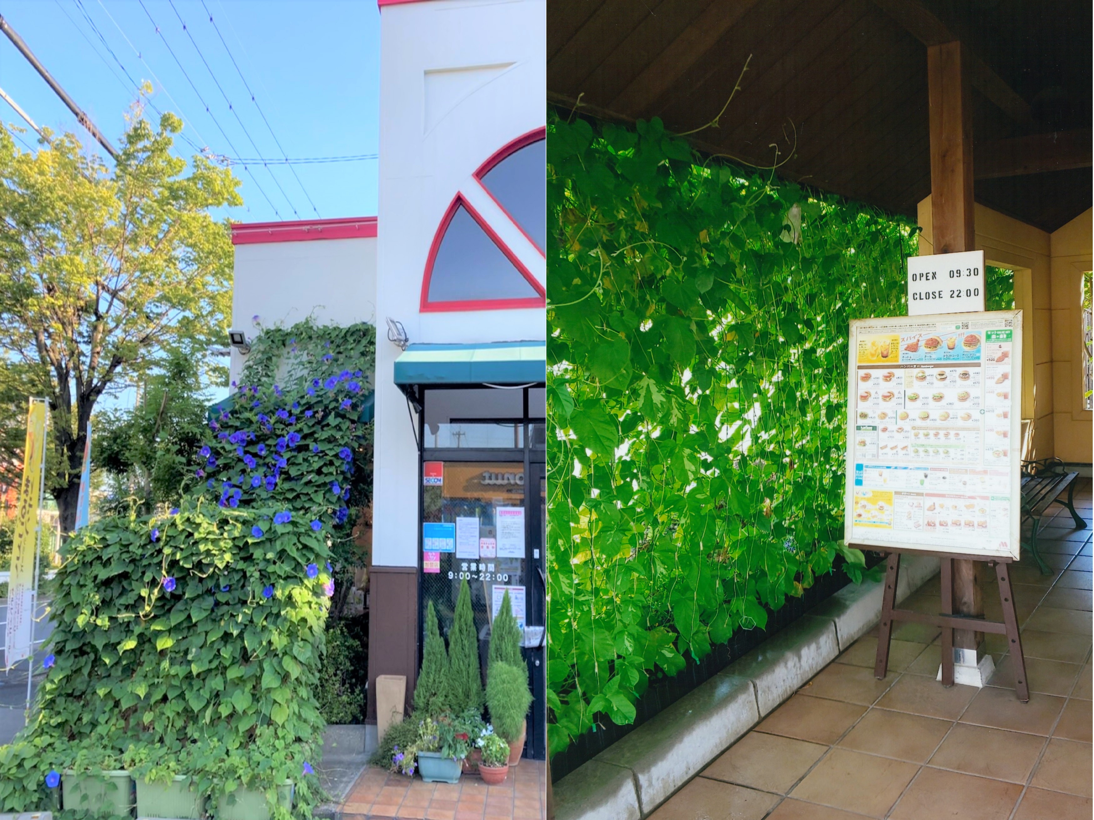 優秀賞の当知店(左)、西脇店(右)