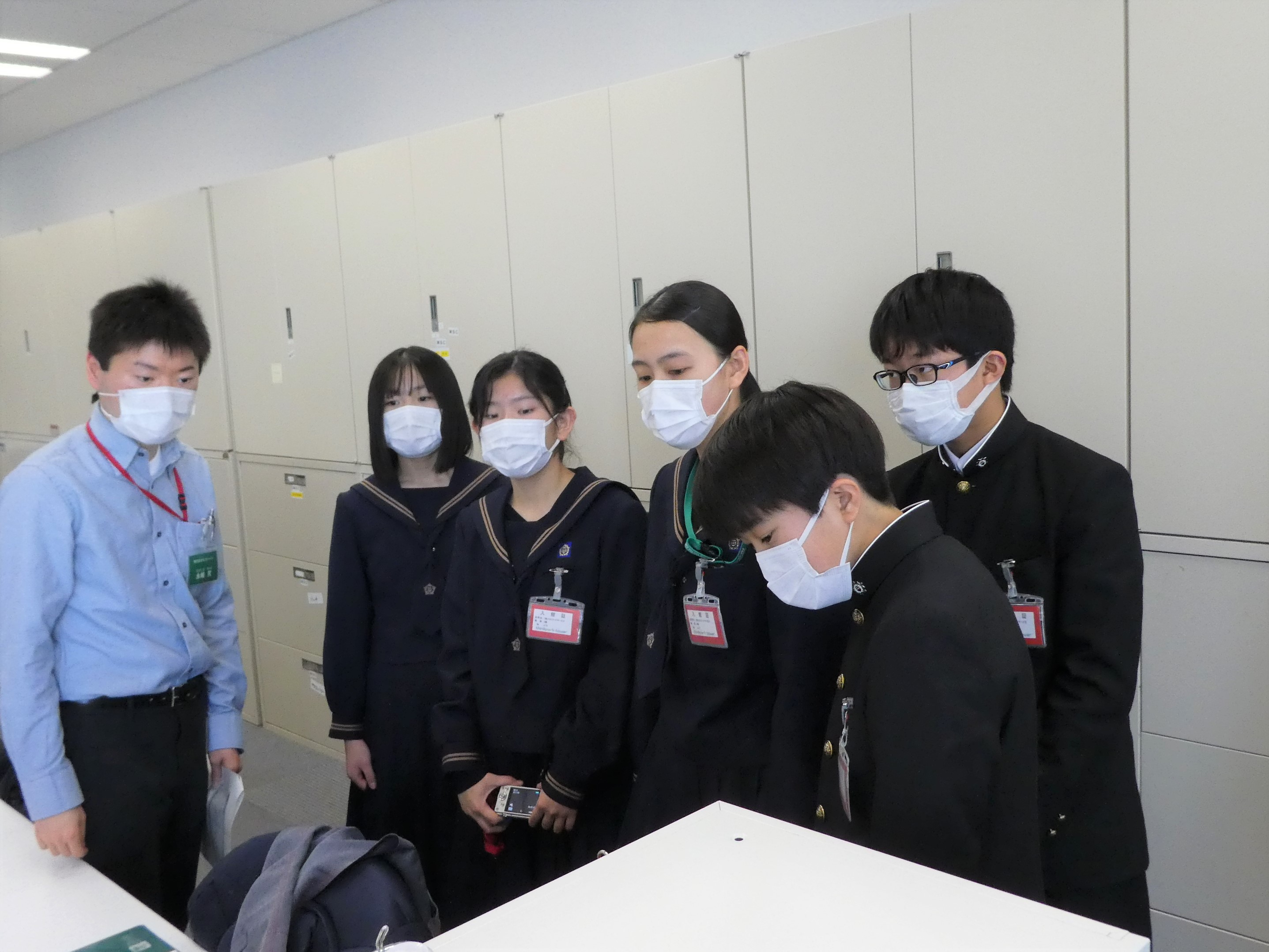 オフィス見学の様子