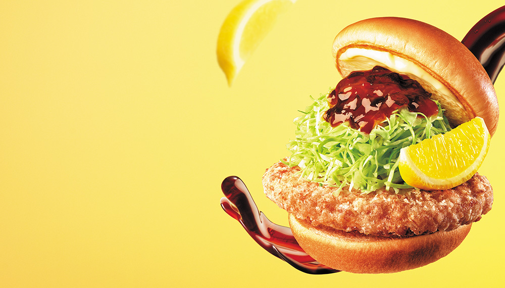 和風旨だれのとり竜田バーガー